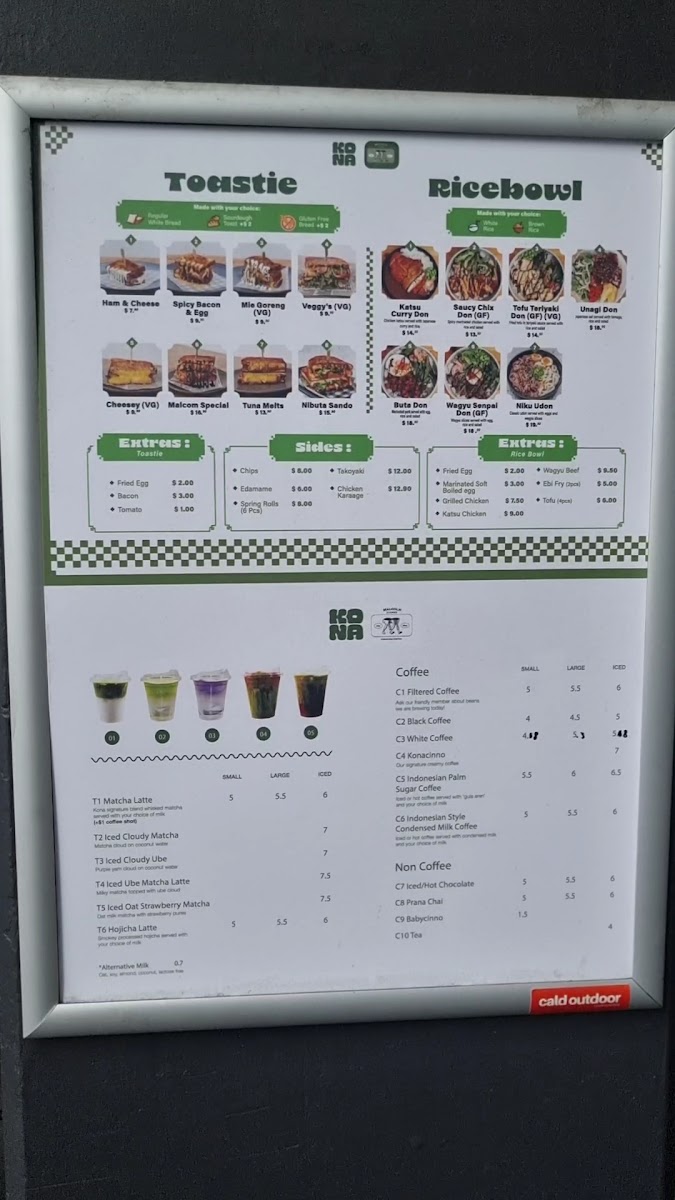 Malcolm Corner by Matcha Kona Menu 1