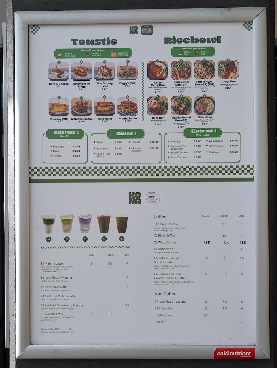 Malcolm Corner by Matcha Kona Menu 2