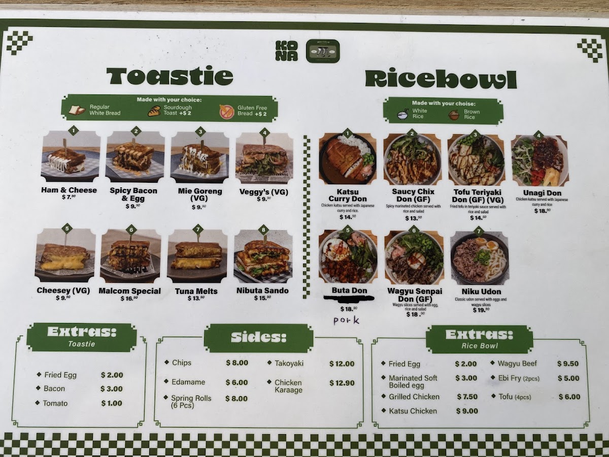 Malcolm Corner by Matcha Kona Menu 5